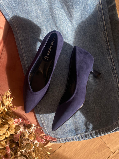 Decollete camoscio - VIOLA