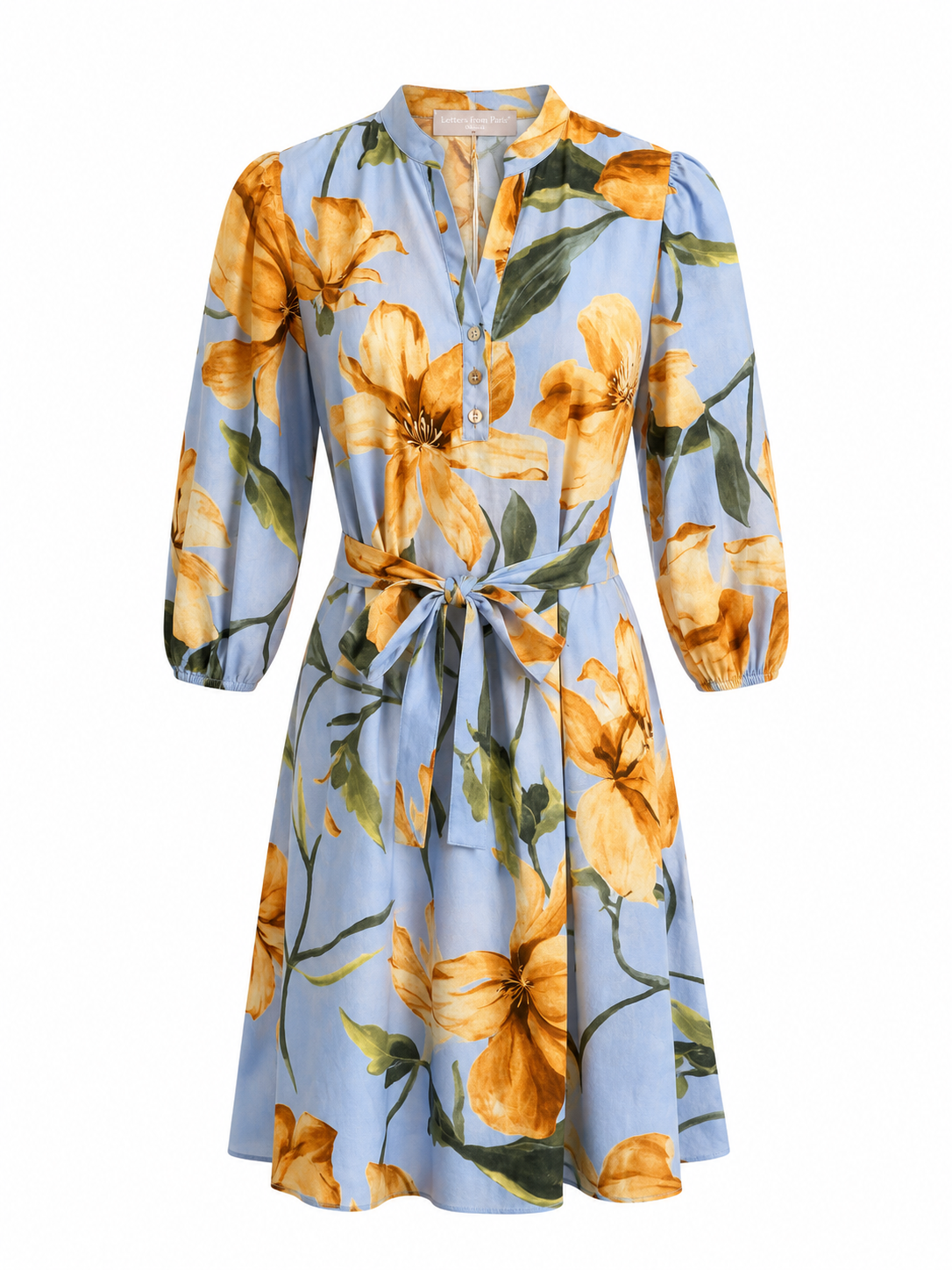 Vestito floreale - AZZURRO