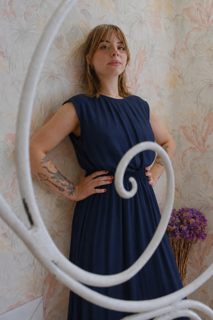 Completo top con gonna - BLU MARINE