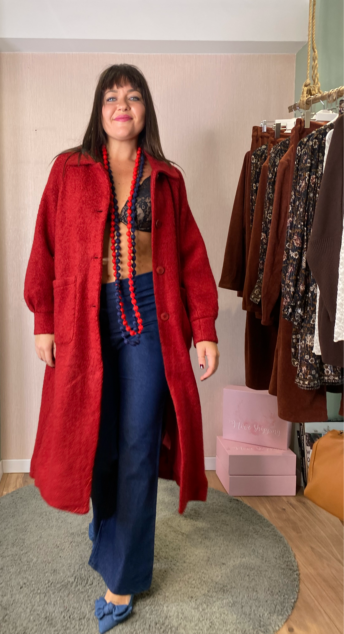 Cappotto 44C/11112 - ROSSO