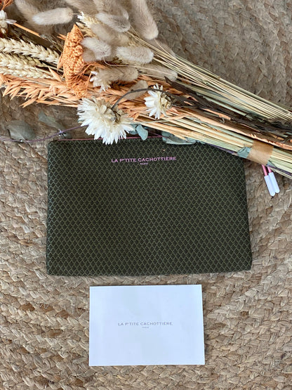 BASIC FLAT TROUSSE - MILITARY GREEN