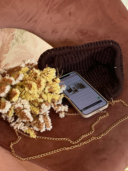Borsa Cotone - MARRONE