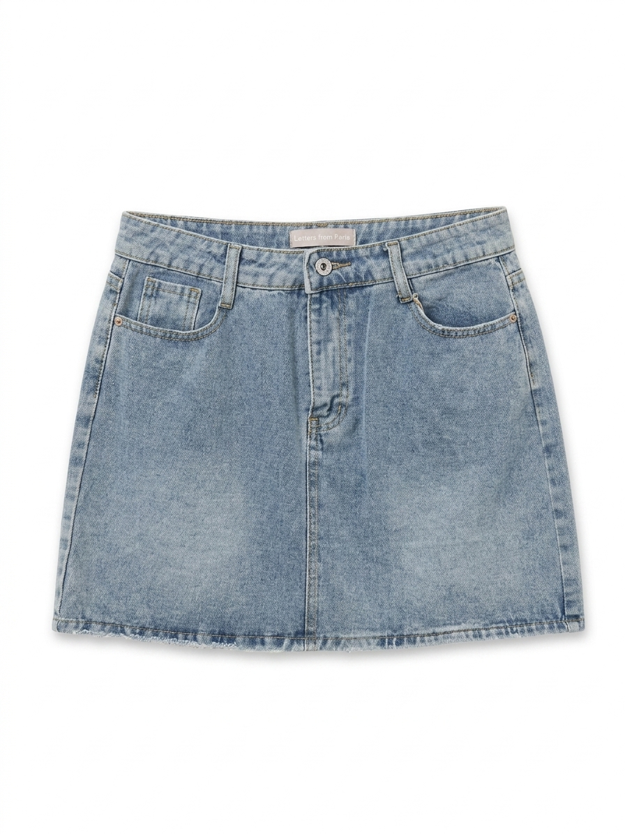 MiniGonna di jeans letter - DENIM