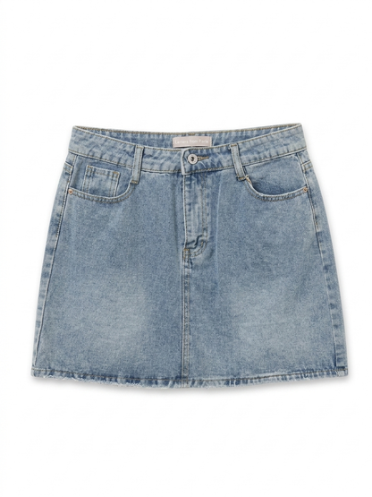 MiniGonna di jeans letter - DENIM