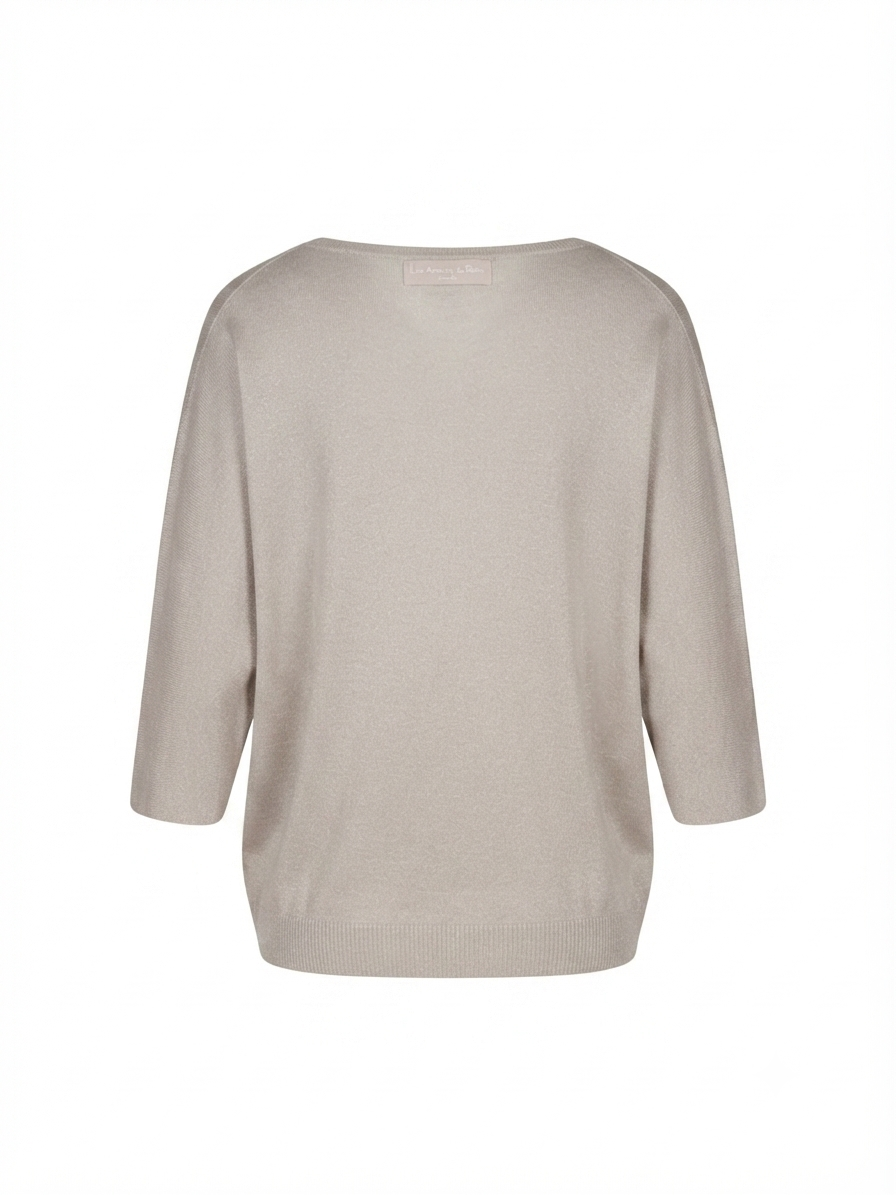 Blusa tinta unita - BEIGE