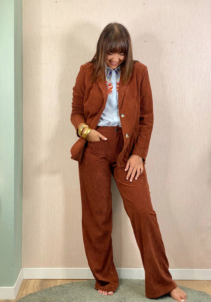 Trousers 43C/11030 - BROWN