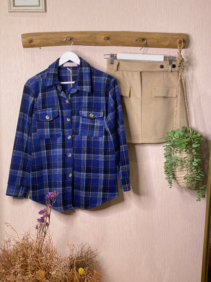 Camicia Flanella - BLUE