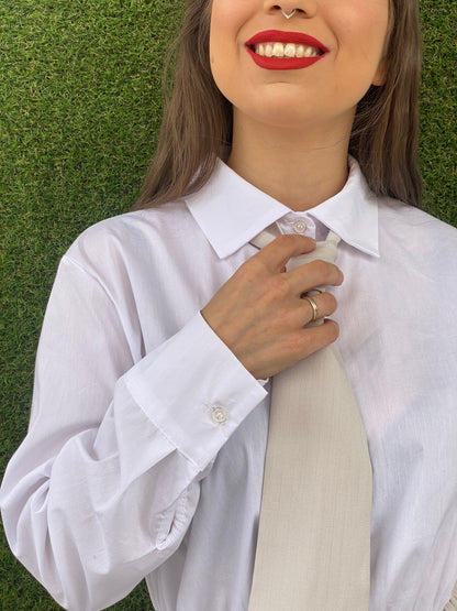 Suit G0782 Tie - WHITE