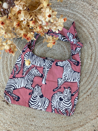 Borsa 51C/43020 Zebre in Stoffa - ROSA