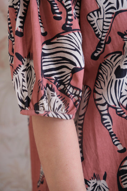 Abito 51C/43014 Corto Zebre - ROSA