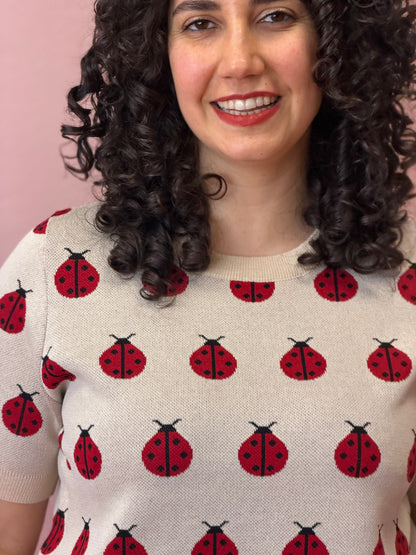 Maglia fantasia coccinelle - BURRO