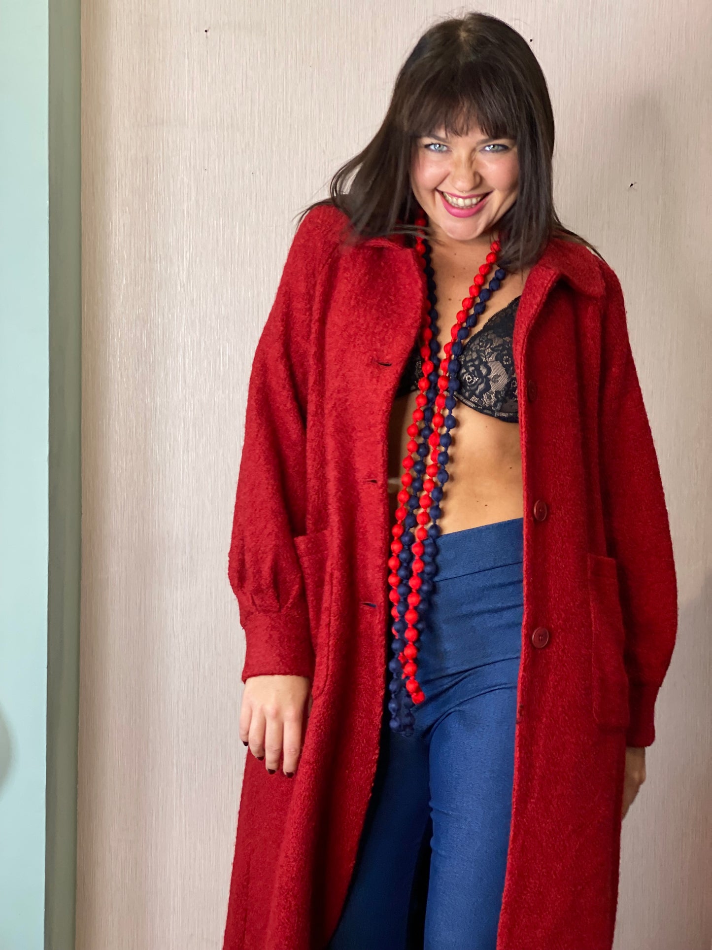 Cappotto 44C/11112 - ROSSO