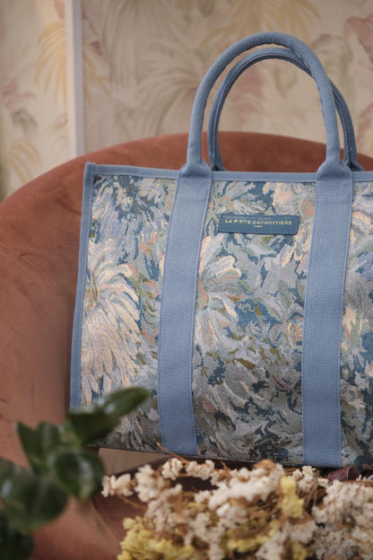 WEEKEND pattern bag - LIGHT BLUE