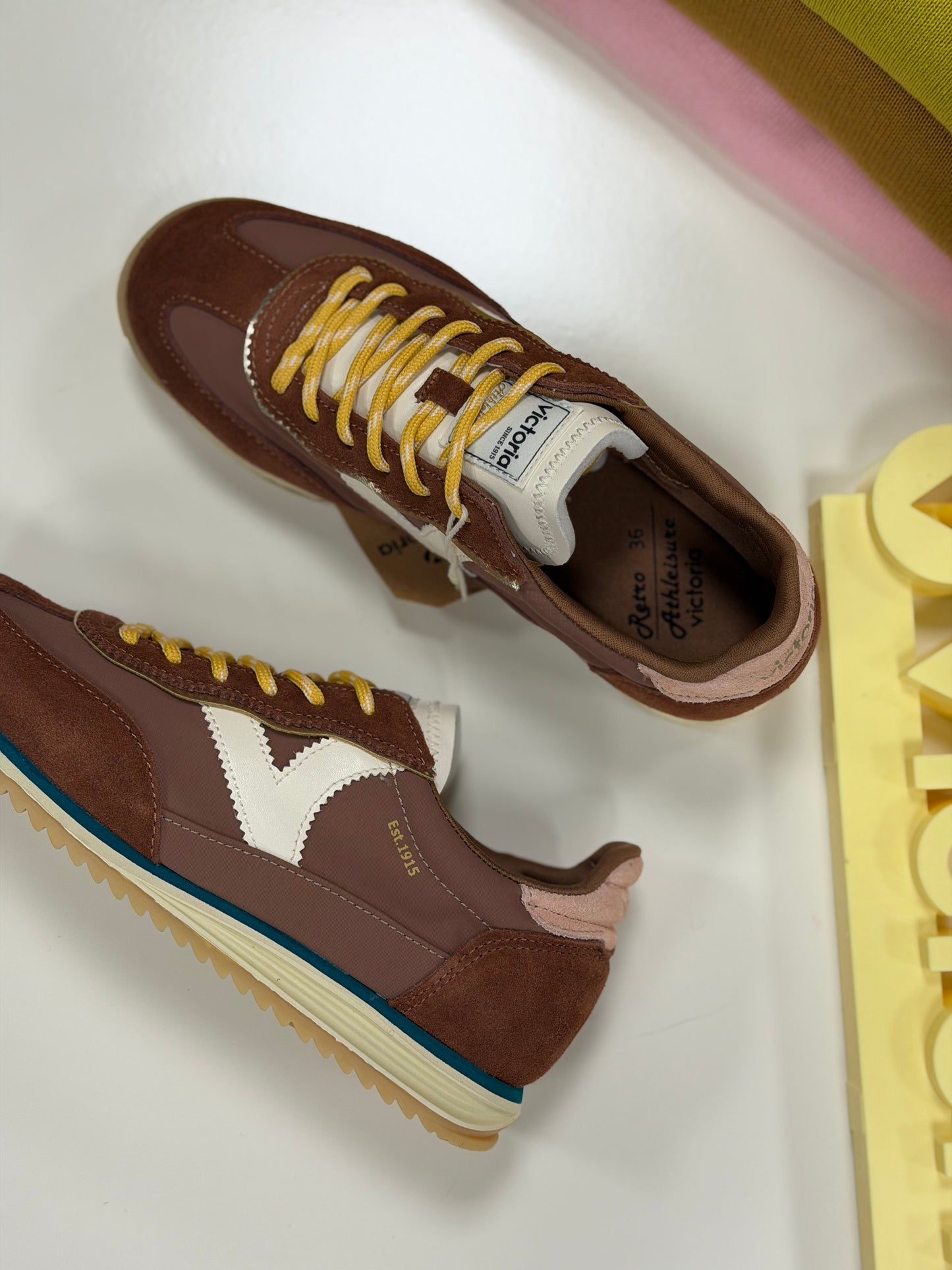 Sneakers tela e camoscio - TERRA