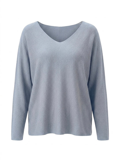 Blusa tinta unita - GHIACCIO