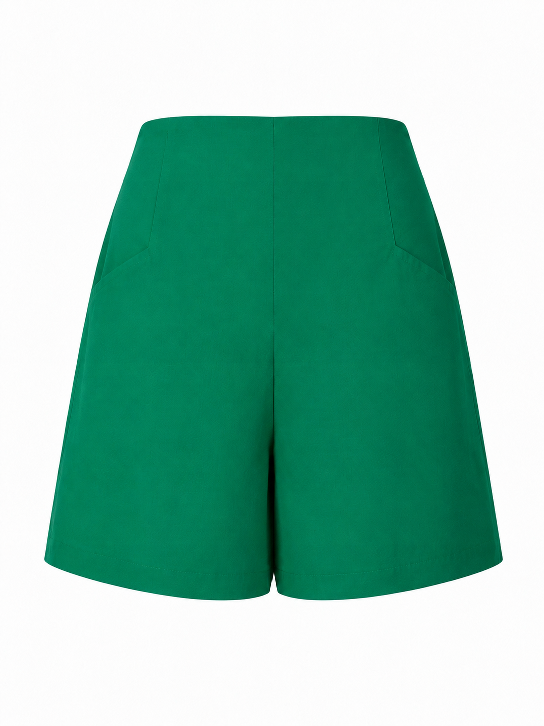 Shorts basic in cotone - VERDE