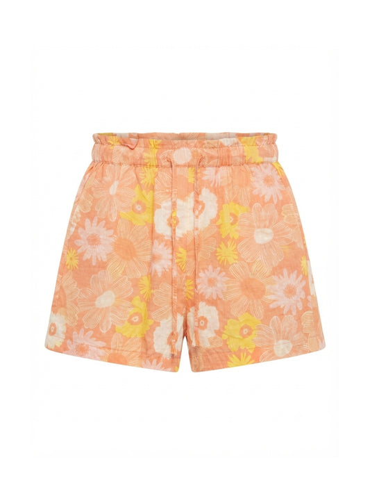 Shorts floreale - SALMONE