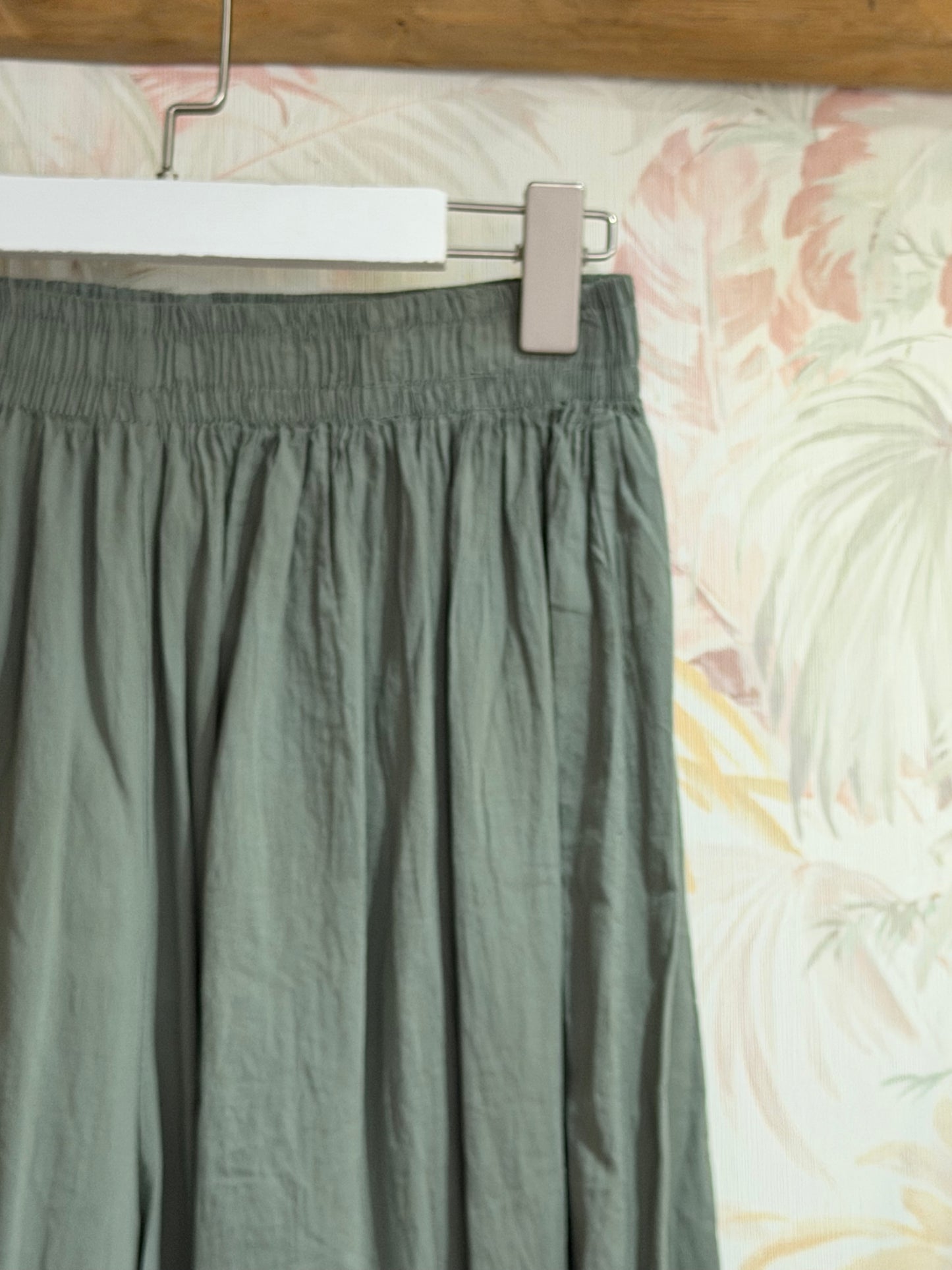 Pantalone gamba larga - VERDE MILITARE