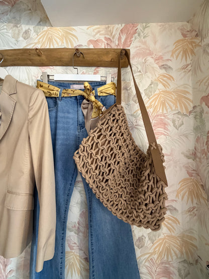 Borsa intreccio - BEIGE