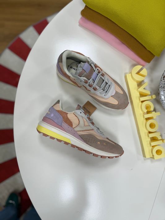 Sneakers Victoria tela - VANIGLIA