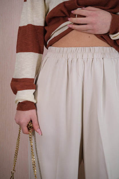 Pantaloni Picasso - ECRU