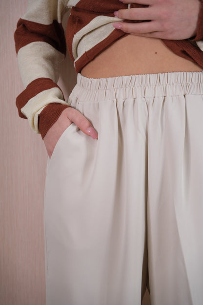 Pantaloni Picasso - ECRU