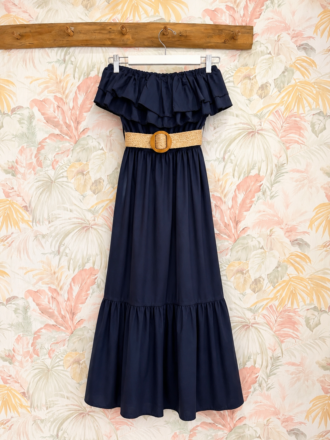 Abito con voulant - BLU