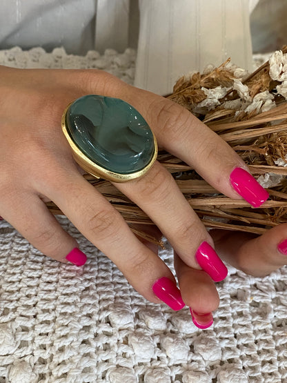 Anello Potere del Cristallo - AZZURRO