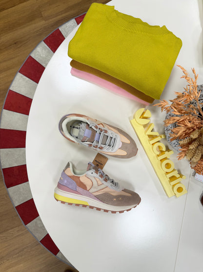 Sneakers Victoria tela - VANIGLIA