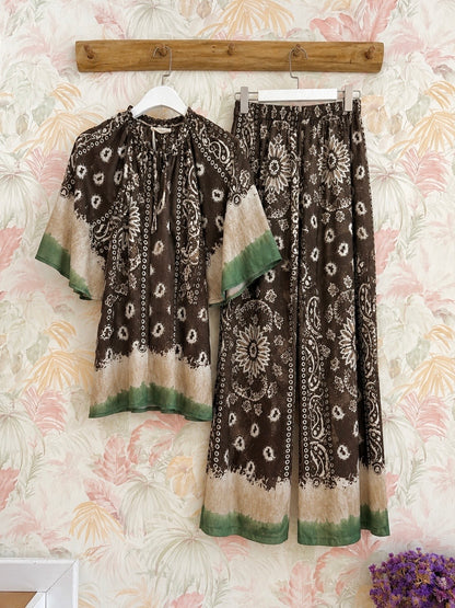 Pantalone bandana - MARRONE