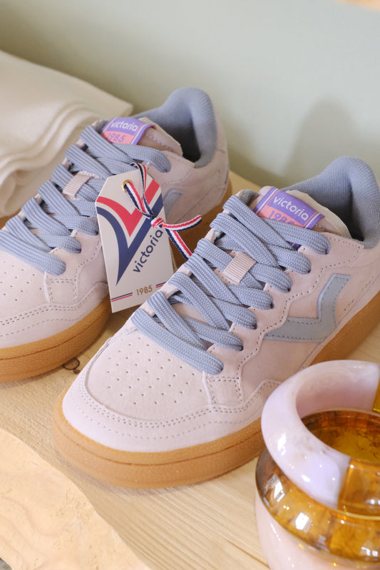 Sneakers camoscio - ROSA