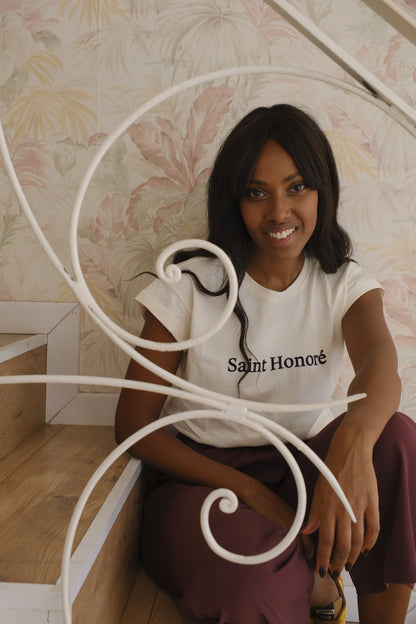 T-shirt stampa Saint Honoré - BURRO
