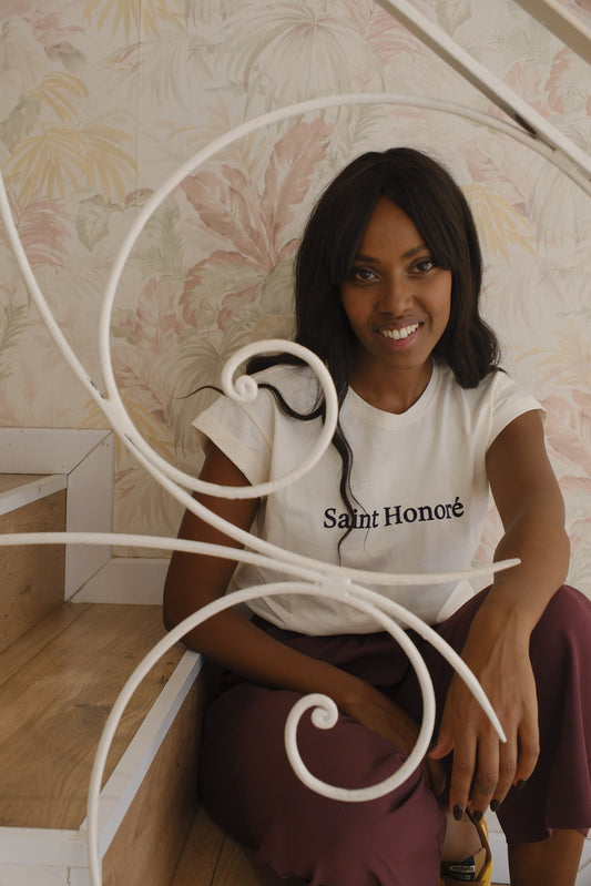 T-shirt stampa Saint Honoré - BURRO