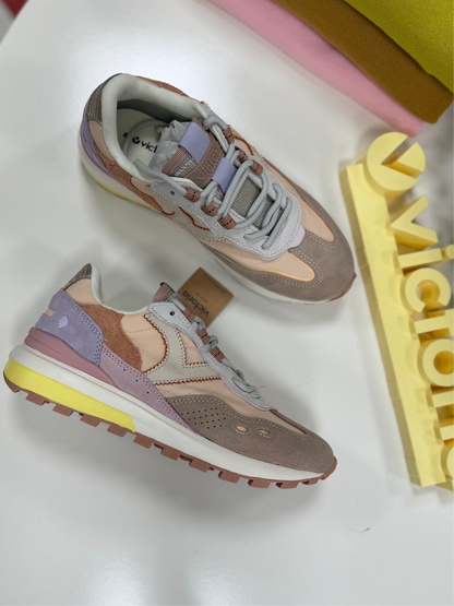 Sneakers Victoria tela - VANIGLIA