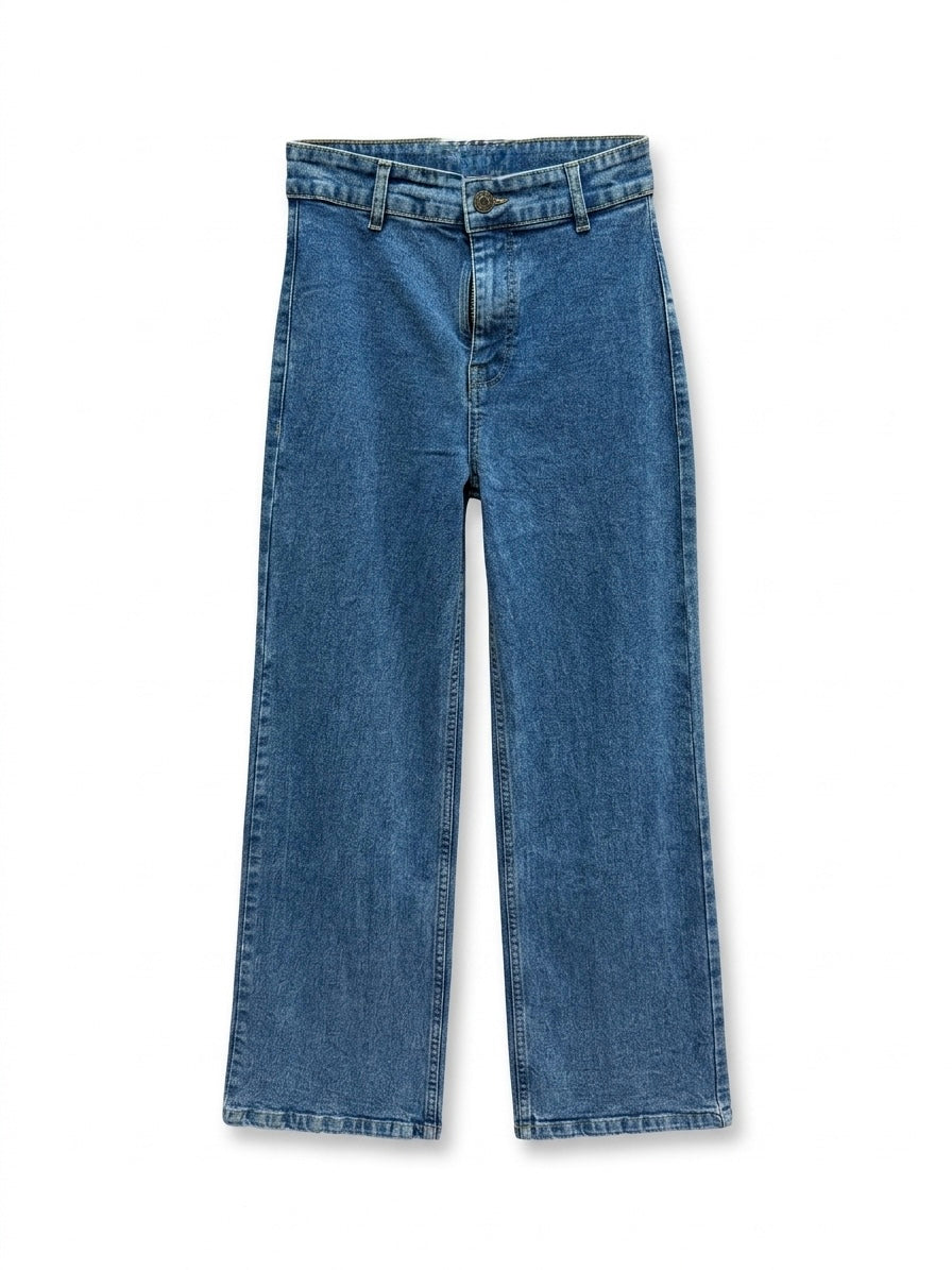 Jeans con cuori verdi - DENIM