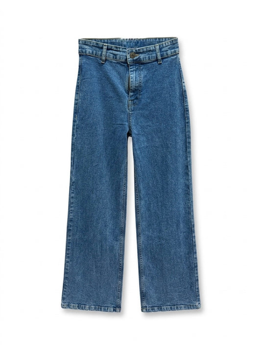 Jeans con cuori verdi - DENIM