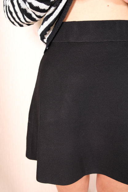 Gonna 51C/10215 elastico in vita - NERO