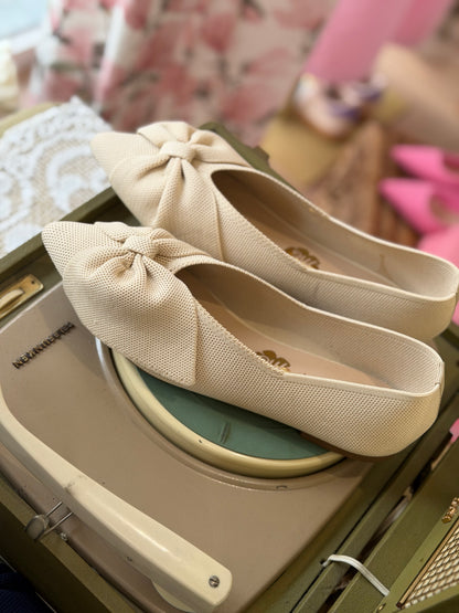 Ballerina fiocco - BEIGE