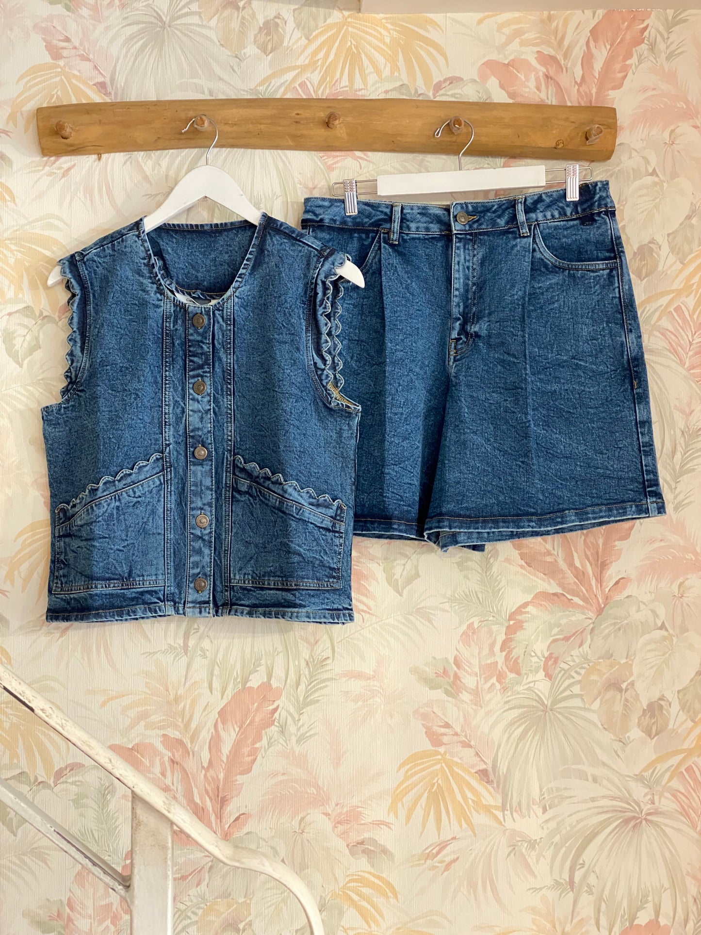 Shorts in denim - DENIM SCURO