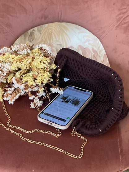 Borsa Cotone - MARRONE