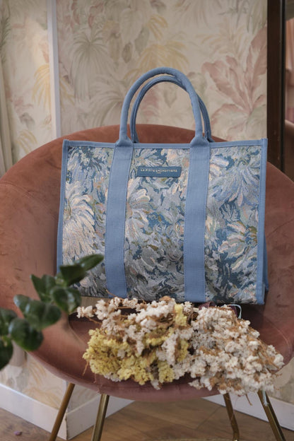 WEEKEND pattern bag - LIGHT BLUE