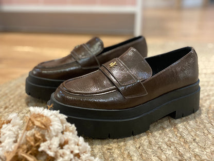 Mocassino 2401 platform - MARRONE
