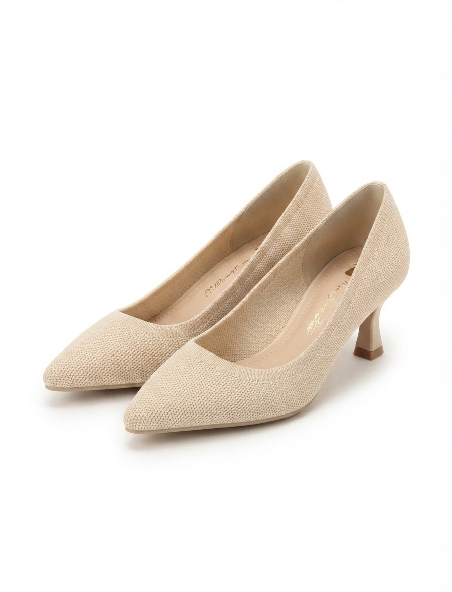 Décolleté tacco 5cm - BEIGE
