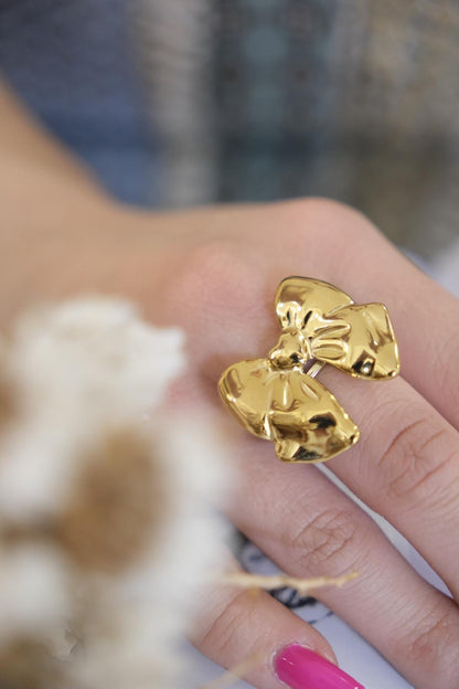 Anello IK12 Fiocco Grande - ORO