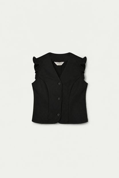 Gilet voulant - NERO