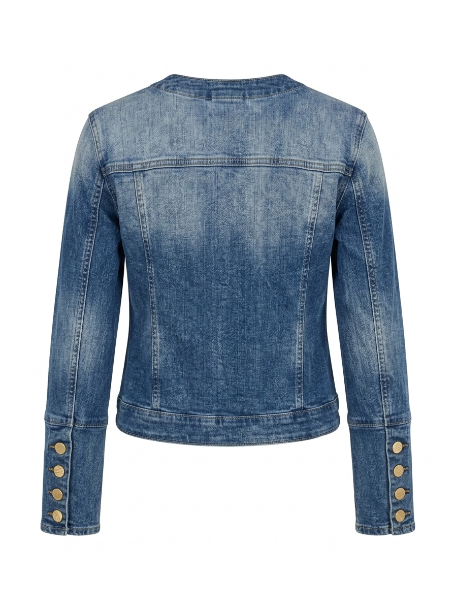 Giacca jeans con bottoni - DENIM