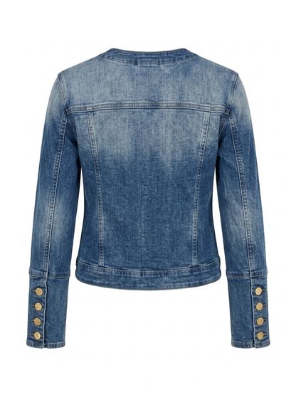 Giacca jeans con bottoni - DENIM