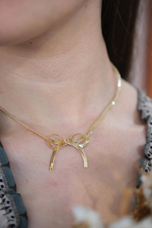 Collana fiocco - ORO