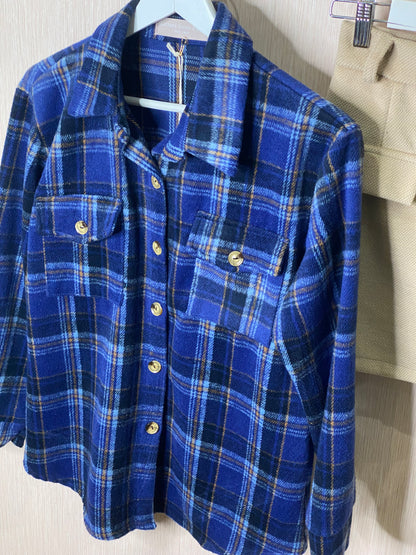 Camicia Flanella - BLUE
