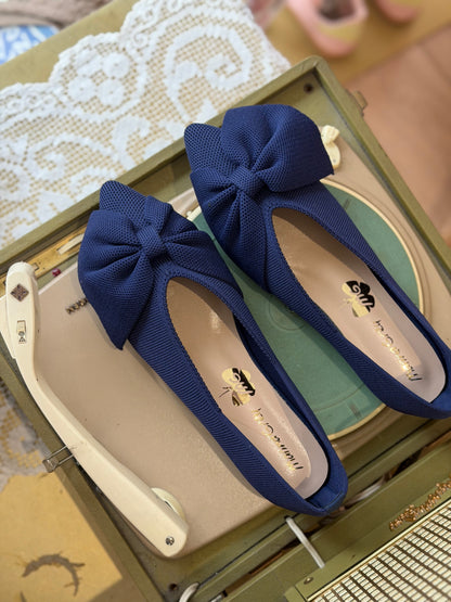 Ballerina fiocco - BLU NAVY